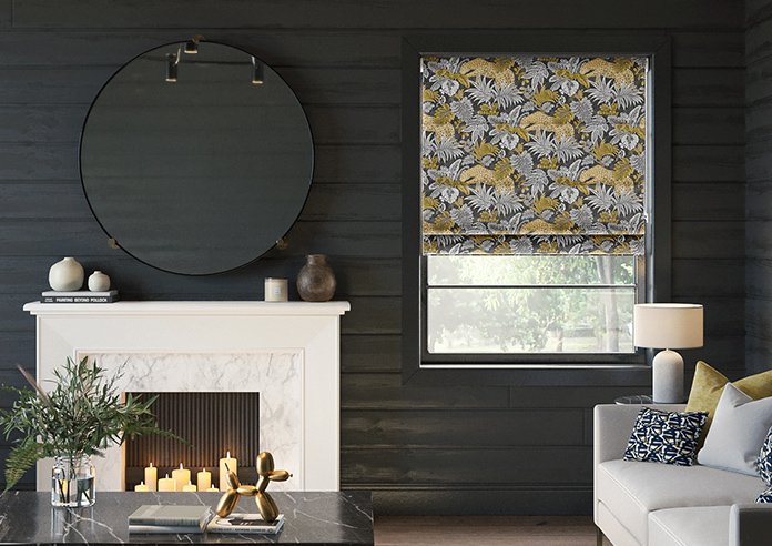 Leopard, Gilded - Twist&Fit Roman Blind - Image 3